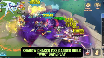 SHADOW CHASER MS2 DAGGER BUILD CHILLING WOC WITHOUT +15 EQUIP | RAGNAROK M CLASSIC