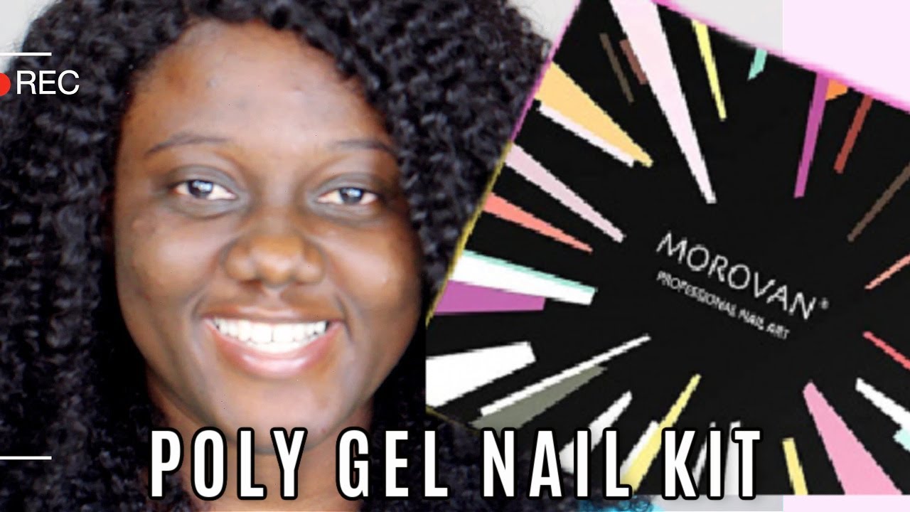 UNBOXING MOROVAN POLY NAIL KIT CHEAP NAIL KIT ON AMAZON YouTube