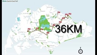 Coast-To-Coast Trail PART 1! Singapore 36KM Trail