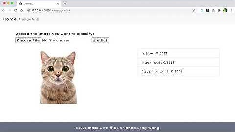 image classification app demo
