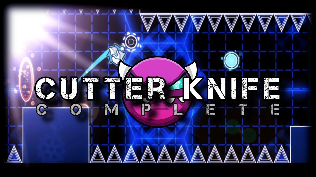 GEOMETRY DASH || Cutter Knife by FunnyGame [DEMON] - YouTube