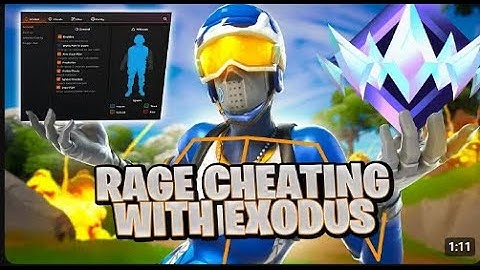 Cheating in Fortnite using the most POWERFUL software 🎯 | FT. exodus.fun