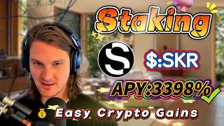 Real Solana Skr Staking Experience Full Walkthrough To Stable 3398% High Yields With No Risk