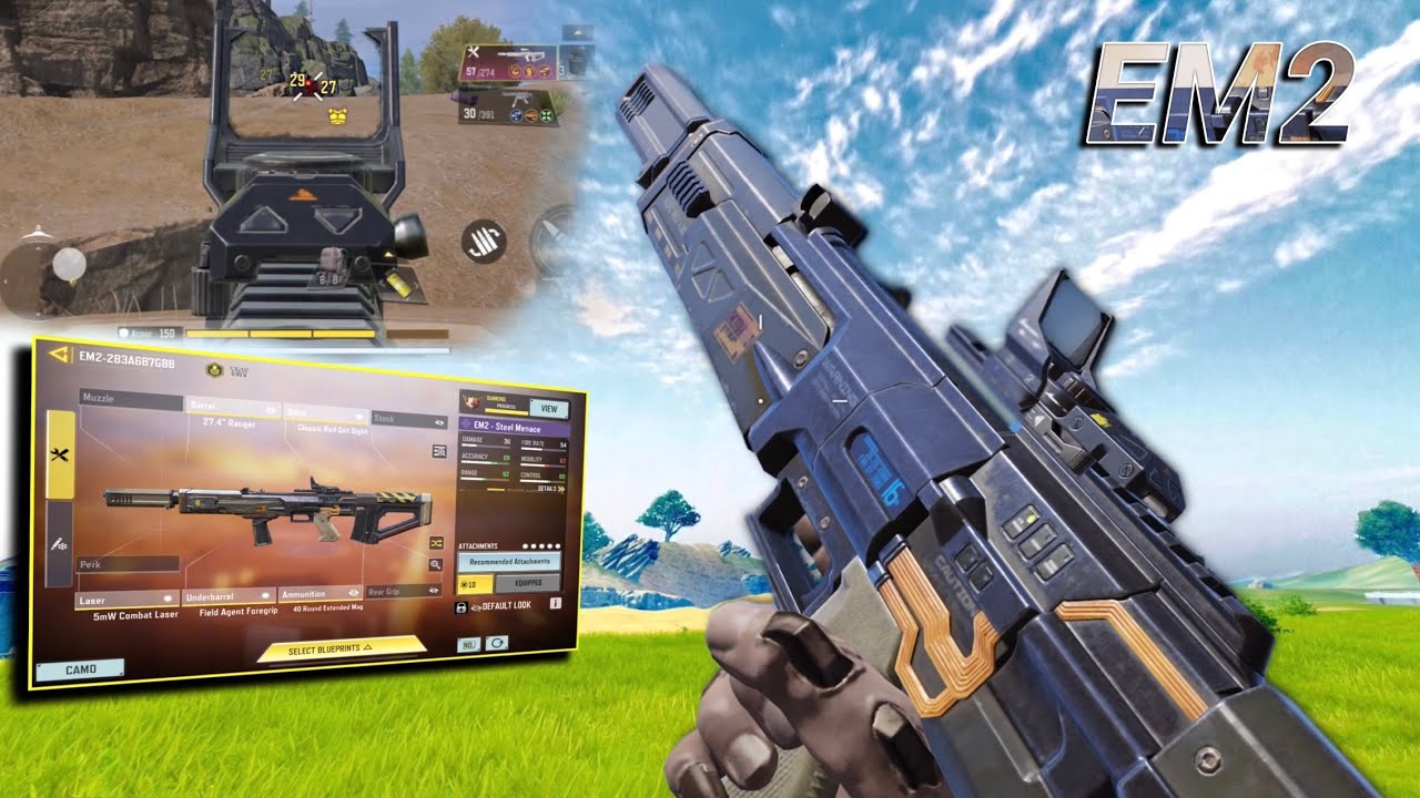 THIS EM2 IS NOT THE WORST EITHER | BEST EM2 GUNSMITH COD MOBILE