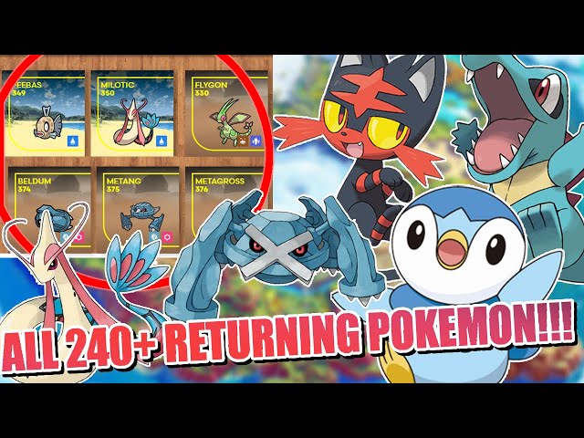 HUGE LEAK! ALL RETURNING POKEMON for Pokemon Scarlet and Violet Pokedex! :  r/PromoteGamingVideos