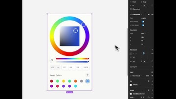 Dynamic Color Picker Component with Figma #uikit #designsystems