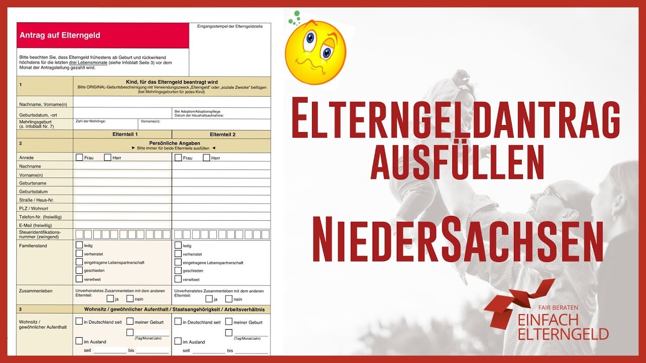 Elterngeldantrag Niedersachsen Antrag 2020 Download