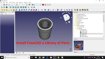 Install FreeCAD a Library of Parts.