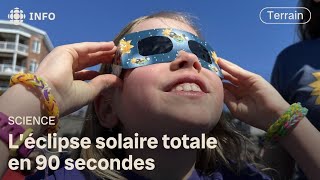 Revivez l'éclipse solaire totale en 1 minute et demie image