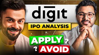 Virat Kohli backed Go-Digit - IPO analysis | Apply or avoid? | Vibhor Varshney