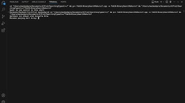 Binary search rekursif ALPRO Chelsi Enatalia