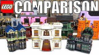 LEGO Harry Potter DIAGON ALLEY Comparison! (10217 vs 75978 | 2011 vs 2020)