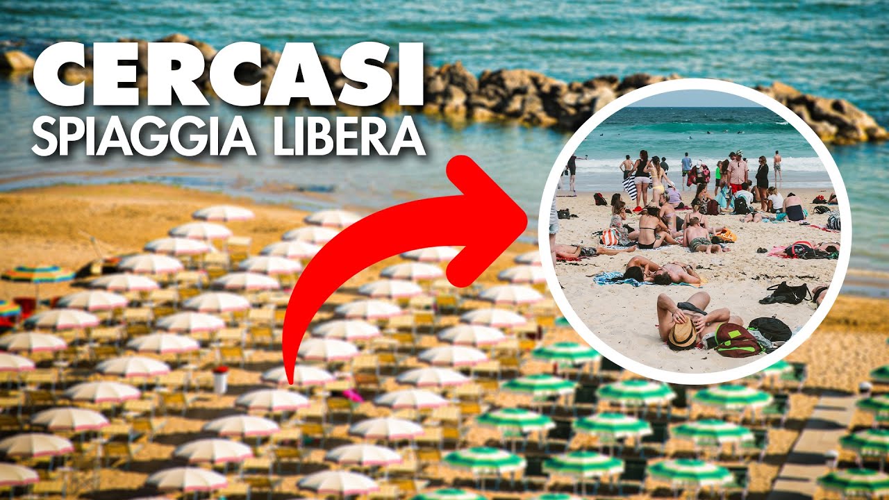 Le SPIAGGE LIBERE stanno SCOMPARENDO: ecco il perchè.