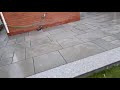 Grey smooth  sawn sandstone patio slabs  royale stones  tiles showroom in peterborough