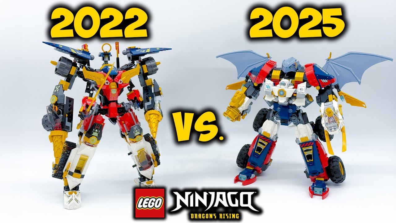 Which Ninjago Combo Mech Set is BETTER? 2022 vs. 2025 Compared