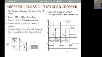 CHOPPERS- ONE,TWO AND FOUR QUAD OPR MULTIPHASE CHOPPERS