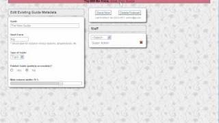 SubjectsPlus:  Create a Guide part 1
