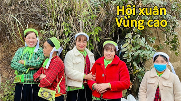 Toàn cảnh hội xuân vùng cao chợ tình Nà Va, Cao Lâu 20/1/2025 âm lịch