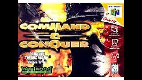 Command and Conquer (nintendo 64) Gameplay