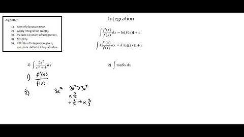 A-level Mathematics 9709: Integration of k*f’(x)/f(x) example 1