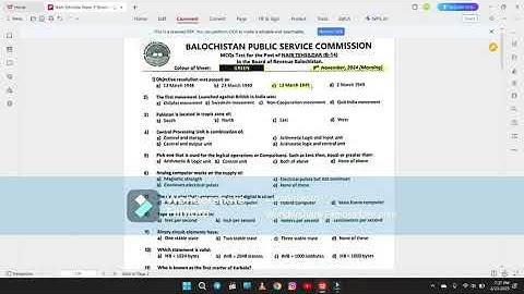 BPSC past paper of naib tehsildar held on ( 9 NOV 2024)  || part 1 || BPSC PPSC KPPSC SPSC CSS PMS