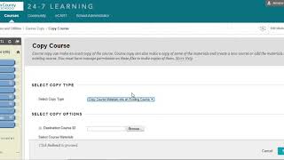 How to combine courses in Blackboard Learn