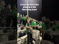 I tried marching band for one night