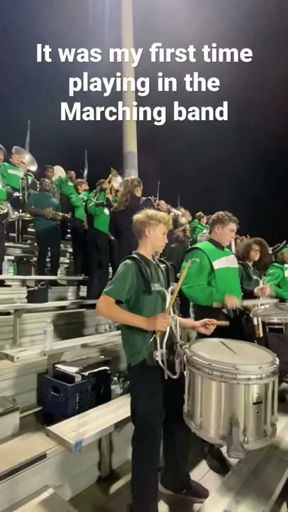 I tried marching band for one night