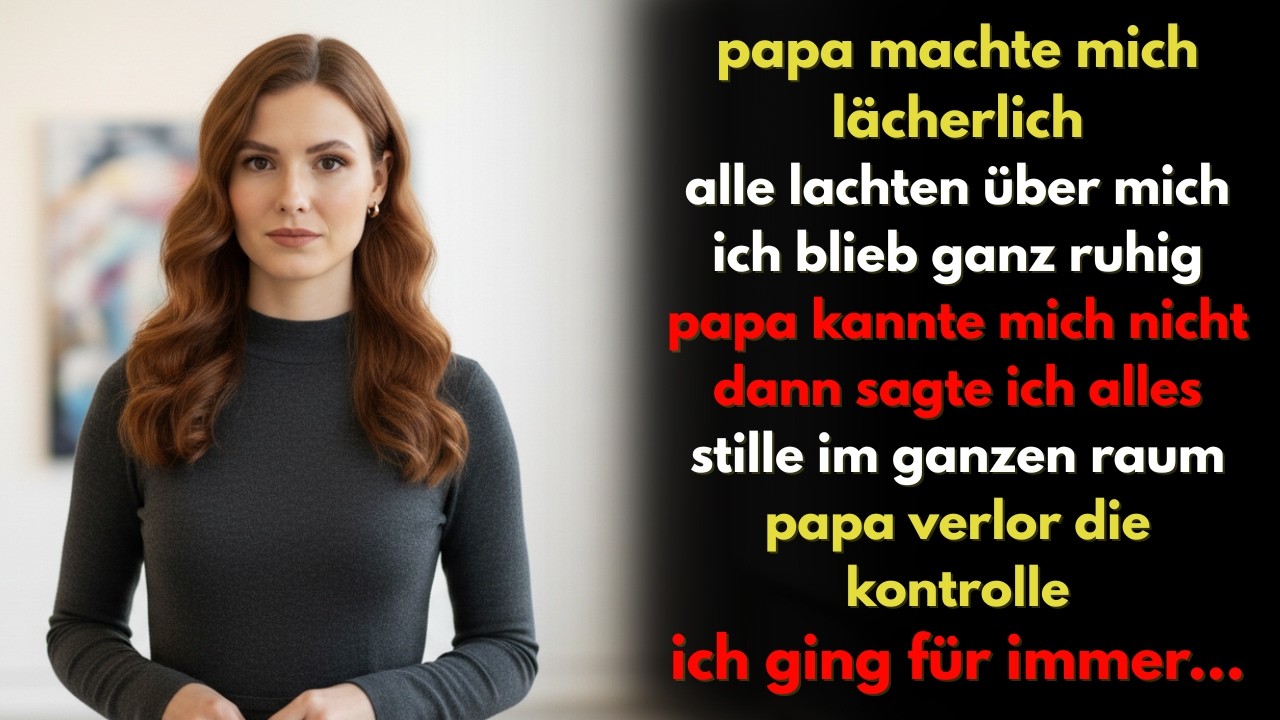 Papa erklärte mich für gescheitert, doch er kannte mein Geheimnis nicht…
