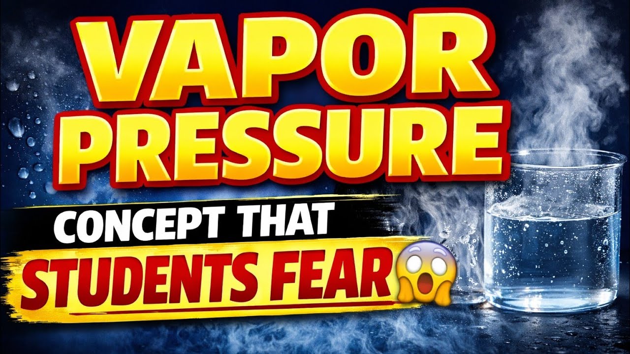 Vapour Pressure Explained | Definition, Factors & Examples | Chemistry | Cogitaverse