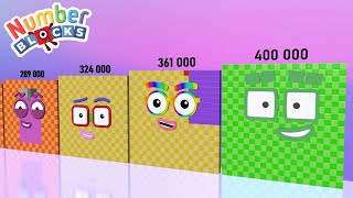 Looking for Numberblocks Square Club 1 1000 to 400,000 HUGE Numberblocks Number Pattern