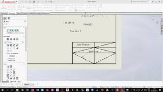 Step by step how to setup sheet border and title block in SolidWorks