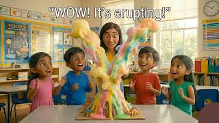 😍 The Most Satisfying Volcano Experiment Ever! | Kids Science Fun | Mini Volcano Eruption