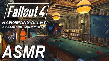 ASMR Gaming || Fallout 4 Base Tour || Hangmans Alley! (A Collab w/Hunter Whispers!)
