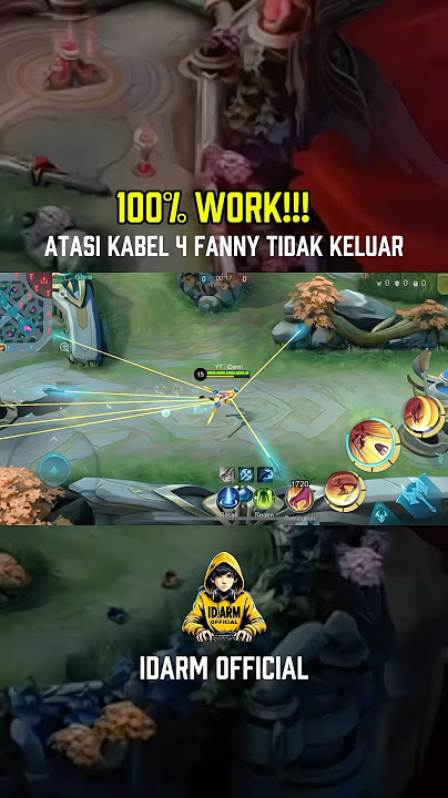 Dijamin berhasil❗️Cara atasi 4 kabel fanny tidak keluar #belajarfanny #mobilelegends #mlbb #shorts