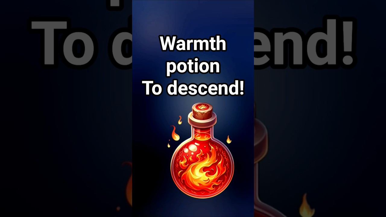 🧪 Как попасть на нижний этаж пещеры, освещенной звездами: зелье тепла для спуска в Маленькой ведь...