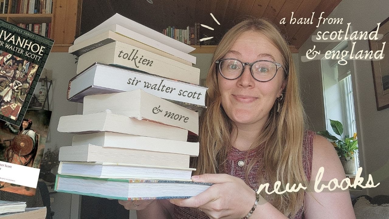 a book haul from scotland & england // classic novels, poetry, histories, folktales, & childrens lit