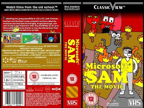 Opening and Closing to Microsoft Sam The Movie (UK VHS) 2018