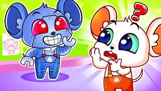 Copycat and Copy Me Song 😱😨 | + More Funny Kids Songs And Nursery Rhymes by Lovely Cheesy