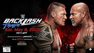 FULL MATCH - Goldberg vs. Brock Lesnar: WWE Backlash 2026
