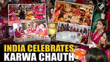 India viert Karwa Chauth met grootsheid | Bekijk glimpen van de feestvreugde in het hele land