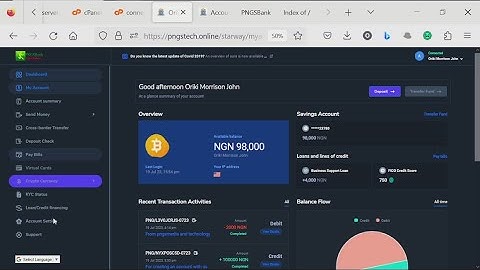 How to setup an online bank website