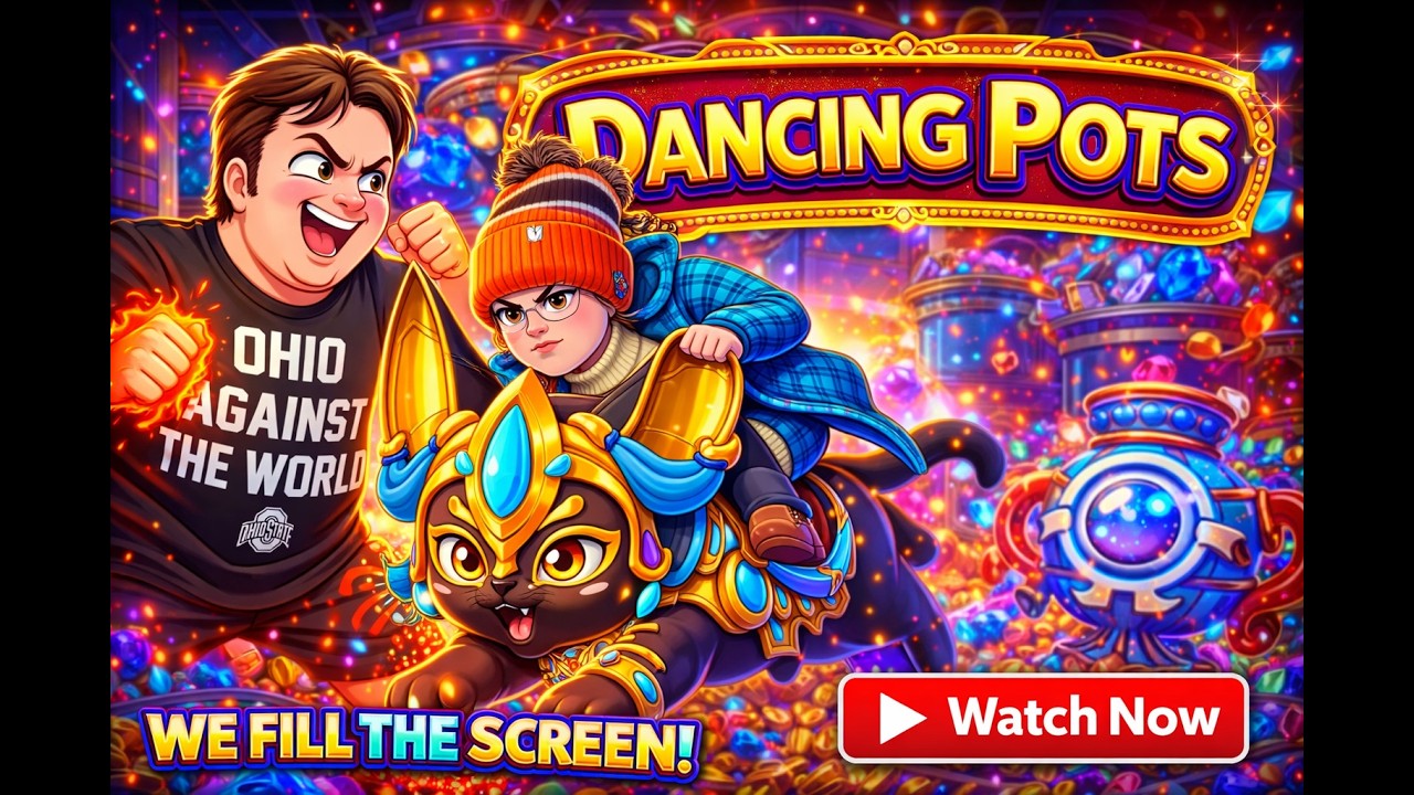 🕺Dancing Pots⚱️WE FILL THE SCREEN FOR A WHEEL SPIN🤯 #casino #slot #money #comedy #memes