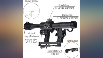 BelOMO POSP 4x24 VM (BM). Optical Rifle Scope. Russian Side Mount. 1000m revieww
