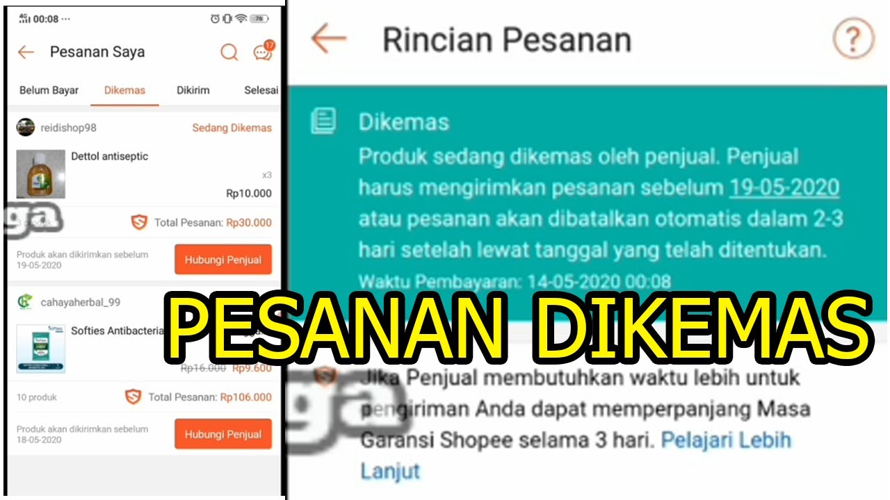 Pesanan Shopee Masih Dikemas Tidak Dikirim Oleh Penjual Youtube