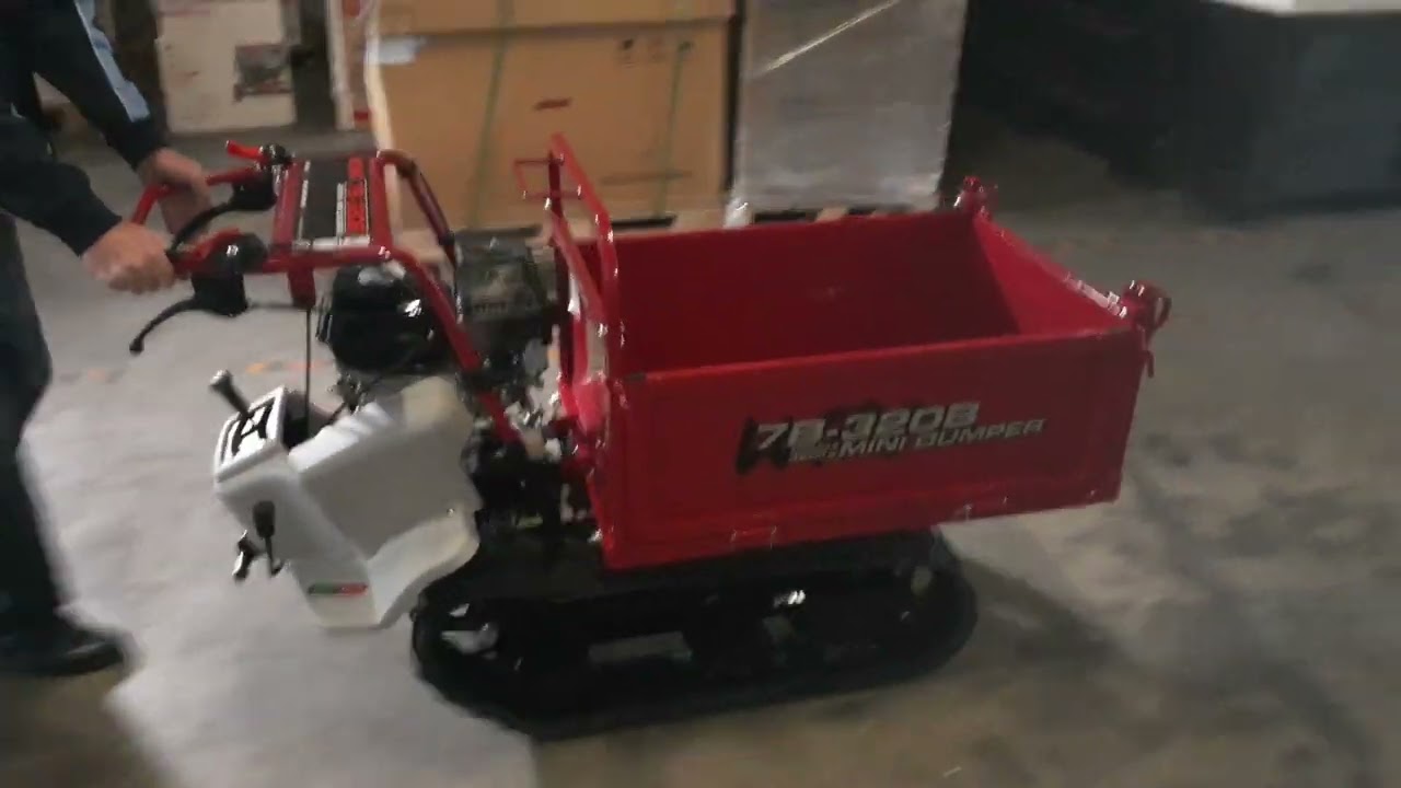 300kg Mini Dumper Demonstration - YouTube | Weitere Gartenwerkzeuge & - Geräte