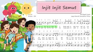 Injit Injit Semut (Lirik) - Lagu Daerah Sumatera Timur (Jambi) | Tema 8 Kelas 4 SD | Shema Cover