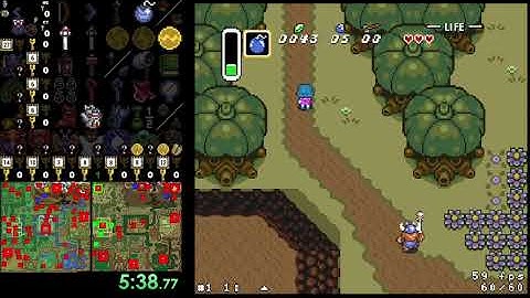 A Link to the Past randomizer: Inverted adkeys ladder race