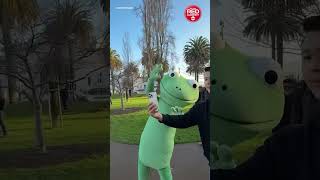 DISNEYS HOOPERS: Tom Lizard
Tom the Lizard took the internet by storm...so we took him outside.
From February 5 to March 11, 2026, IHEARCOMIX built a full Tom the Lizard mascot suit and sent him out into the world: unannounced, unexplained, and completely unbothered. He crashed major public moments, said his favorite word lizard, searched for Jon Hamm, and repped Hoppers like only Tom can.
Every sighting sent fans and press into a frenzy. The question on everyones mind? What is up with this lizard?!
Some questions dont need answers. Some lizards dont need permission.
🦎 #TomTheLizard #Hoppers #Lizard DISNEYS HOOPERS: Tom Lizard