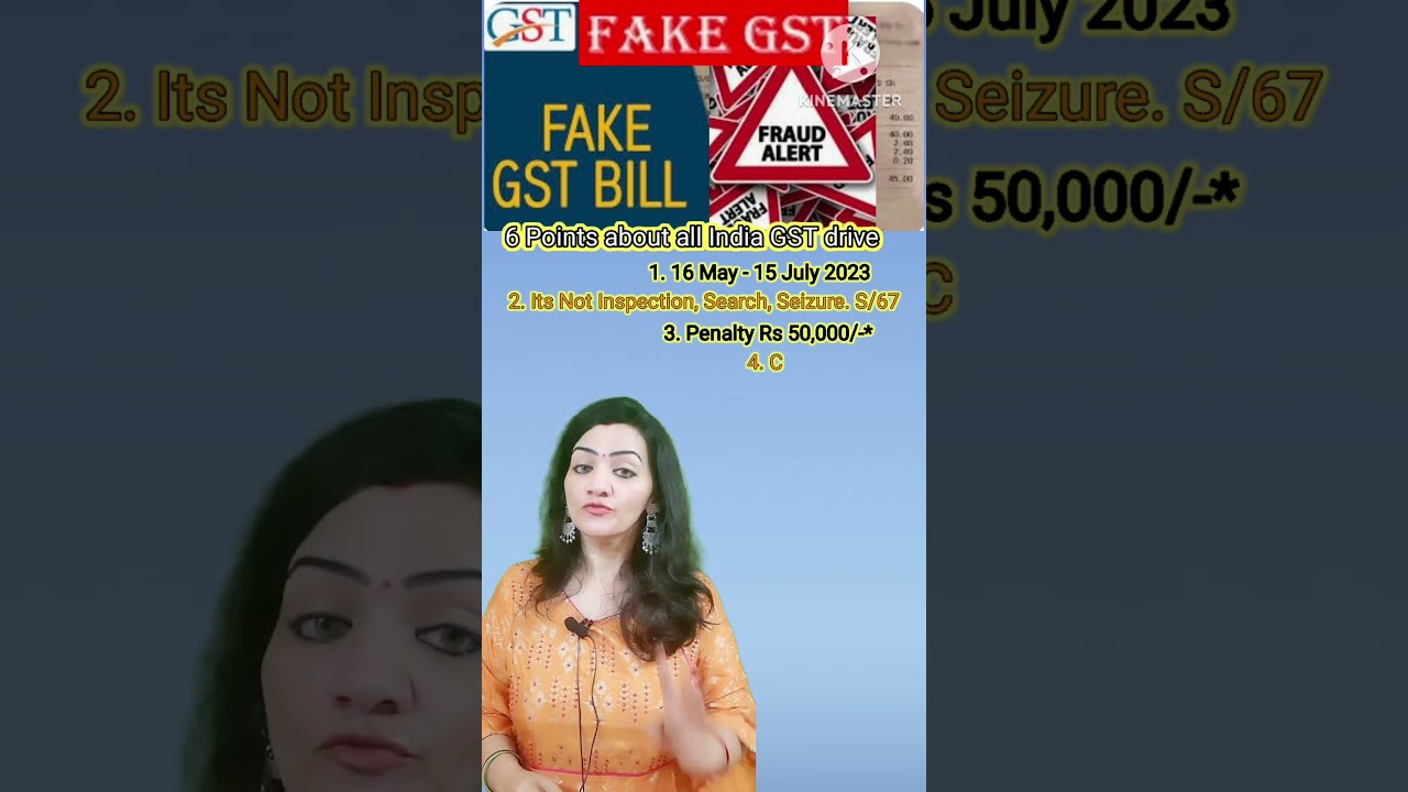 penalty Rs 50000 GST Fake